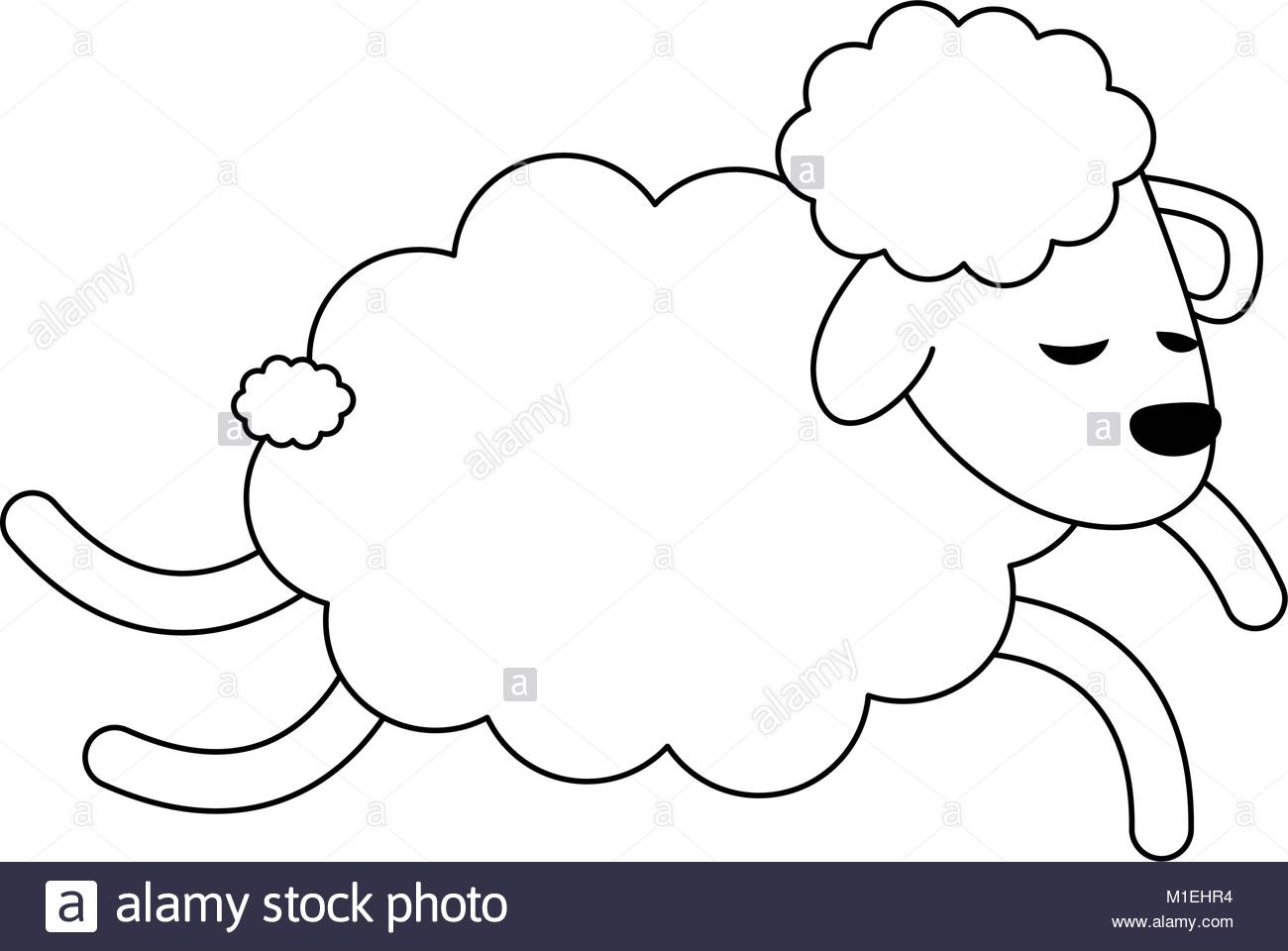 1300x960 Illustration Cute Sheep Lamb Cartoon Stock Photos Amp Illustration