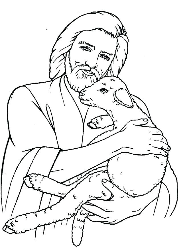 642x885 Good Coloring Page Lamb Fee