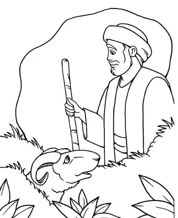 600x733 Abraham Saw The Lamb Of God Coloring Pages Batch Coloring