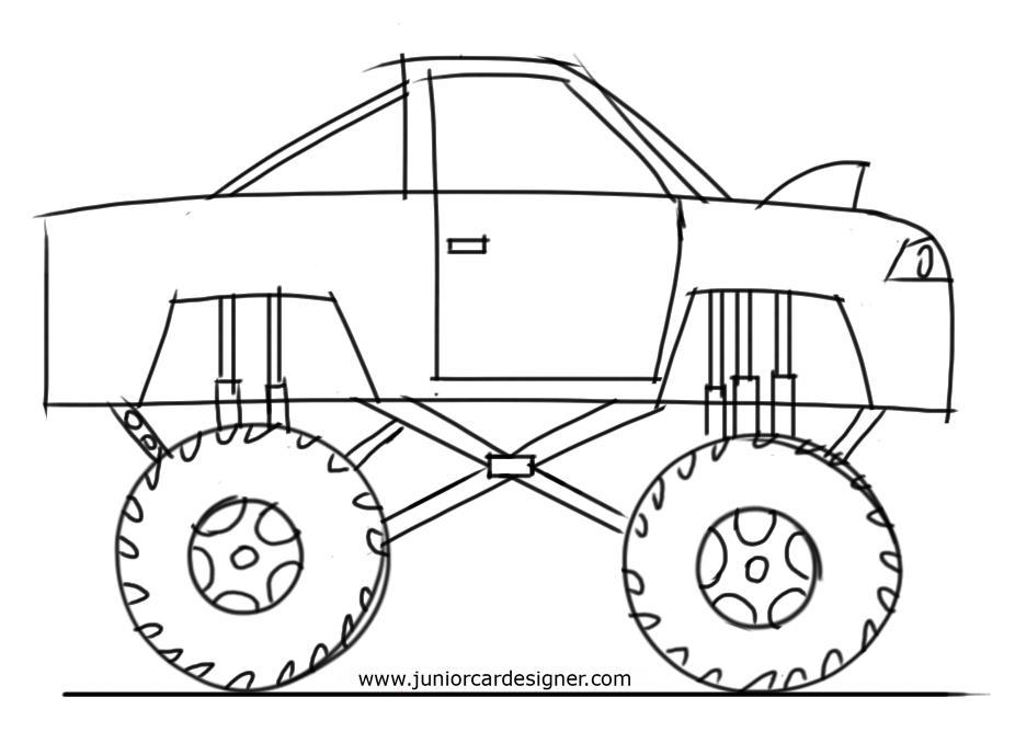 Монстр трак рисунок для детей. Машинки монстр трак рисование. Монстр трак раскраска. Монстертрак раскраска. Раскраски машинки монстр трак.