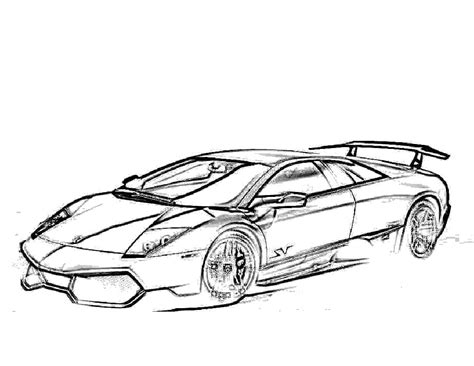 474x366 Colouring Pages Lamborghini Cars
