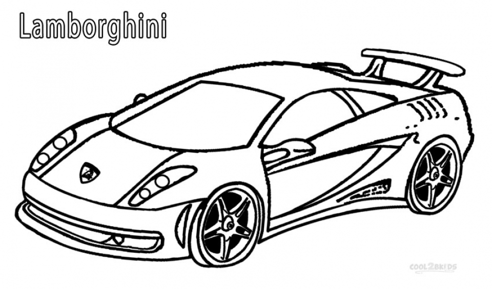 960x565 Free Printable Lamborghini Coloring Pages