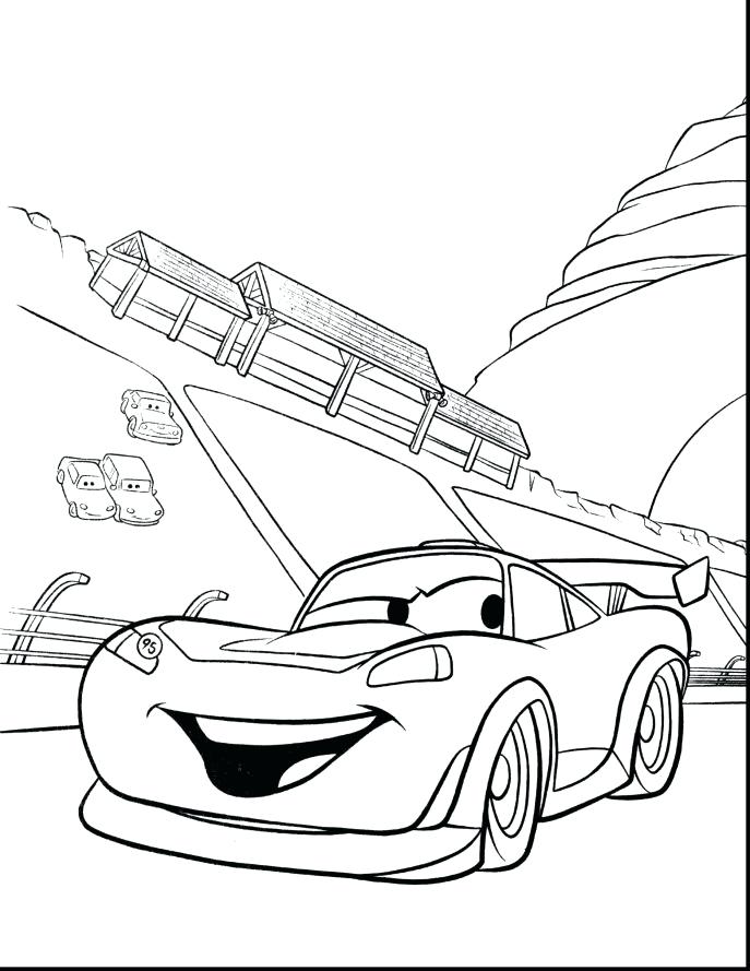 687x889 Coloring Car Pages Cars Coloring Page La Disney Cars Coloring