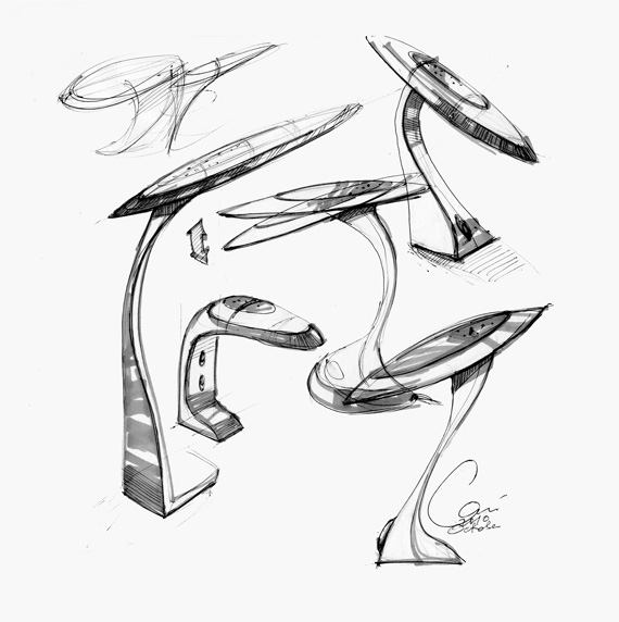 570x572 Desk Lamp Concept Sketch By Carisketching