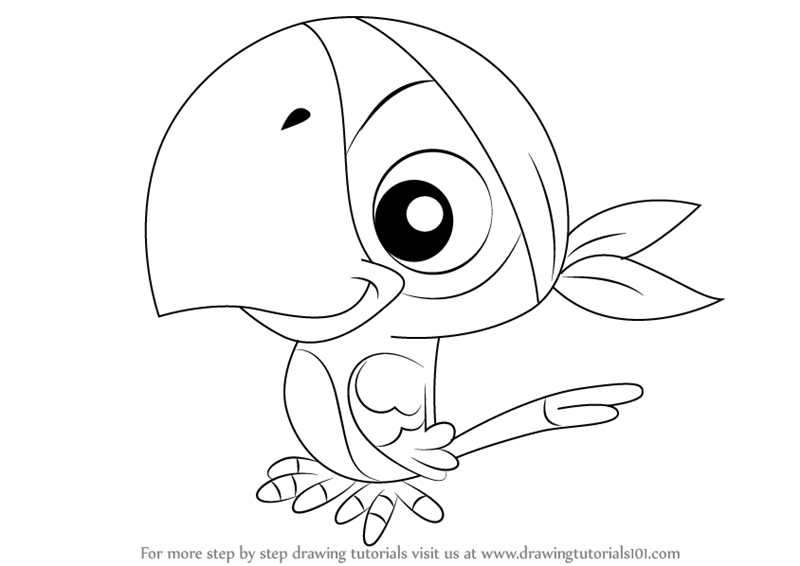 800x566 Learn How To Draw Skully From Jake And The Never Land Pirates