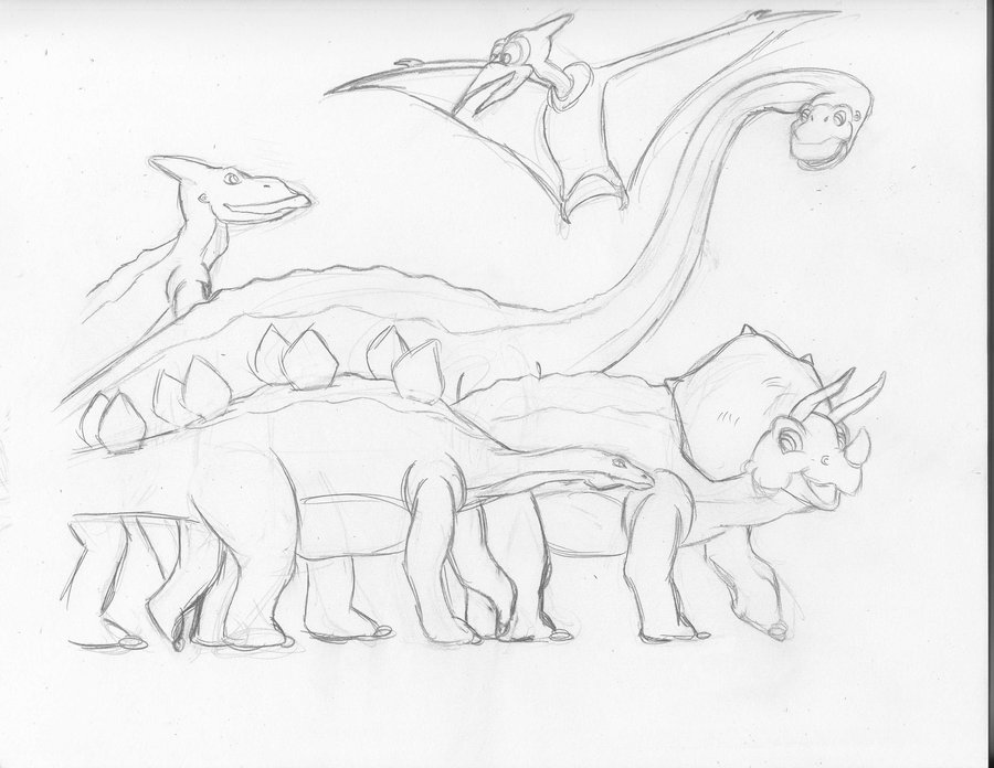 900x696 The Land Before Time Older By Naki Dono