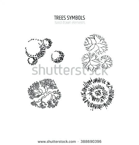 450x470 Landscape Drawing Symbols Westyle.co