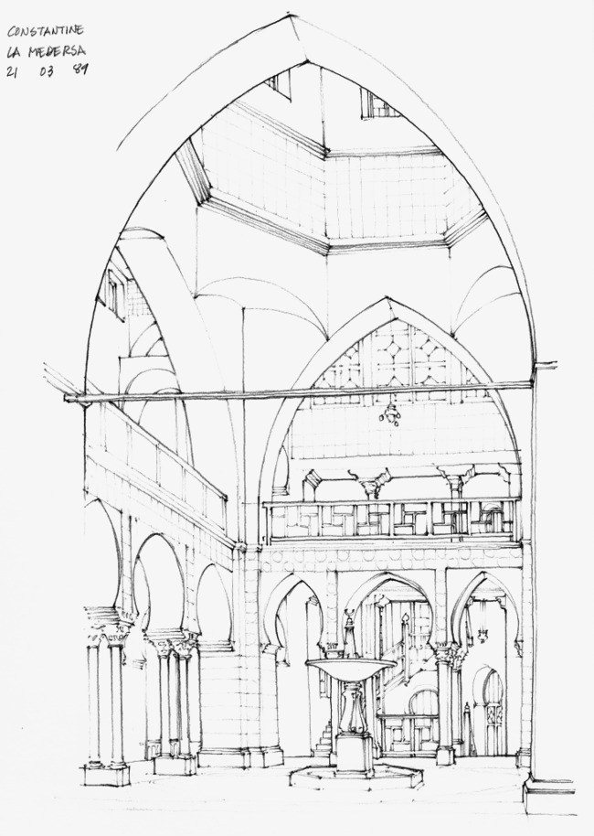 650x914 Scene Sketch Line Drawing, Hand Painted, Cartoon, Landscape Line