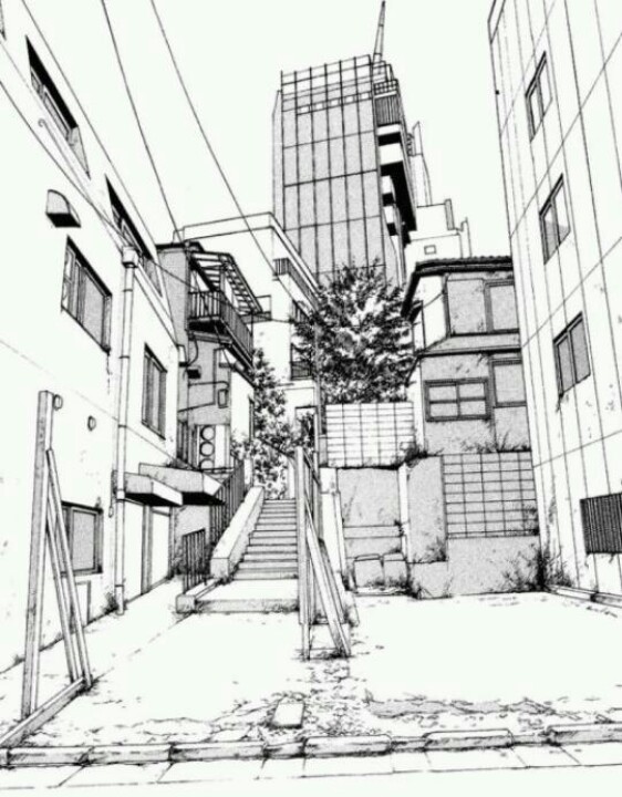 562x720 Manga Landscape Manga Cityscapes Manga