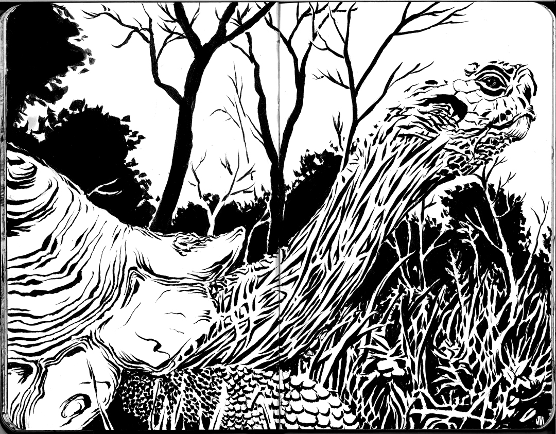 1080x843 Landscape Johnathan Martel's Art And Stuff.