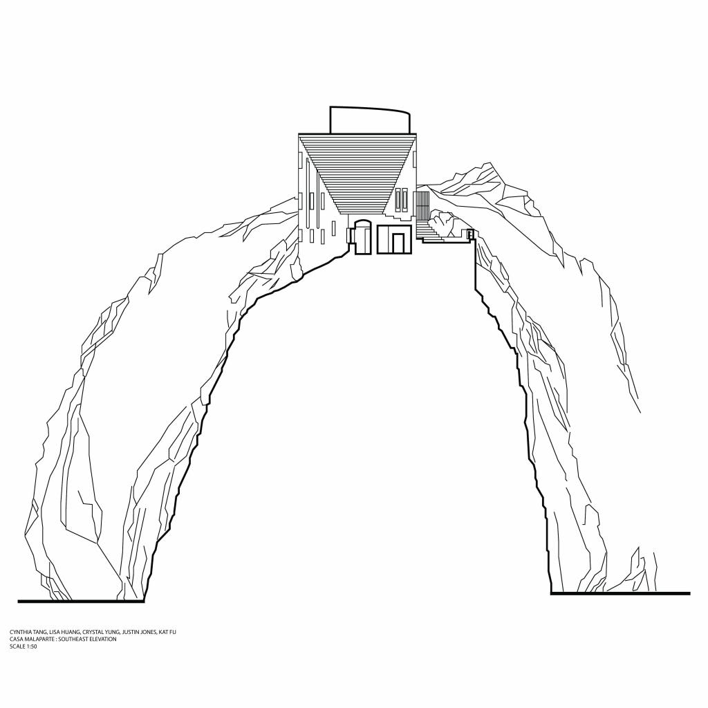 1024x1024 Casa Malaparte Plan