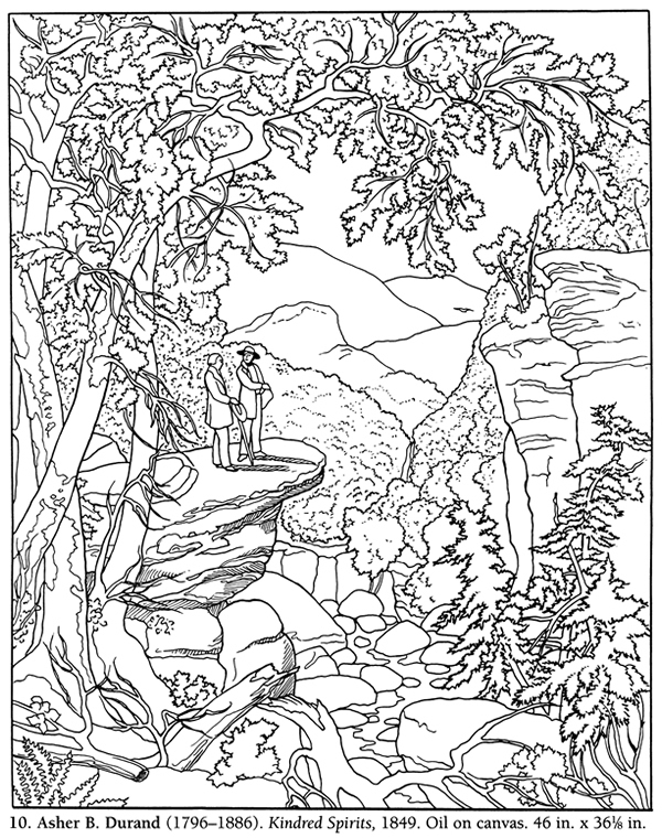 600x760 Detailed Landscape Coloring Pages For Adults Cure Draw Printable