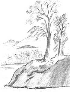 232x305 Gallery Simple Black And White Landscape Drawings,