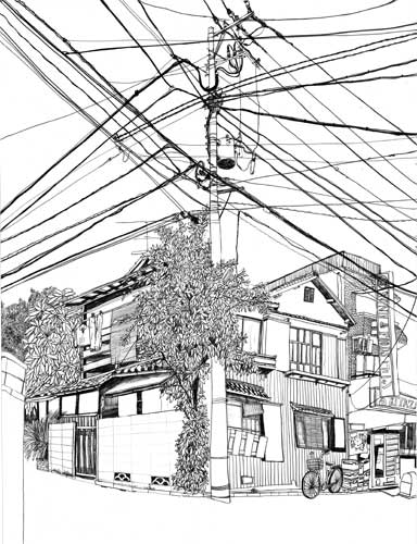 384x500 Nothing Landscape Electric Crossing