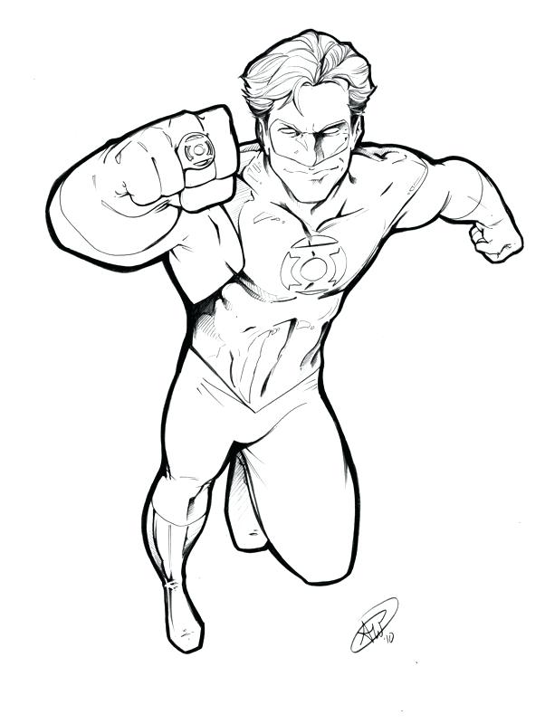602x800 Excellent Green Lantern Coloring Pages New Superheroes Printable