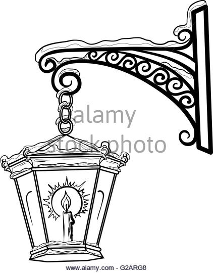 422x540 Freehand Retro Cartoon Lantern Stock Photos Amp Freehand Retro