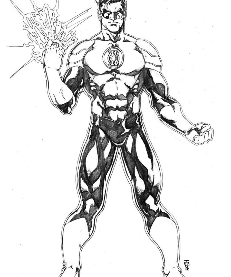 900x1080 Green Lantern Coloring Book And Drawing Superhero Pages Kids L