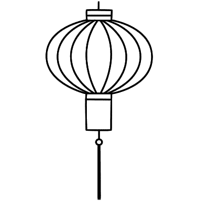 400x400 Simple Chinese Lantern Clipart Chinese Lanterns Drawing Clipart