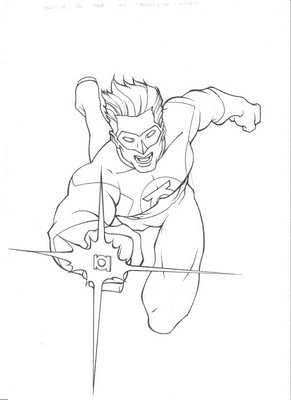 291x400 Green Lantern Coloring Pages Kids World