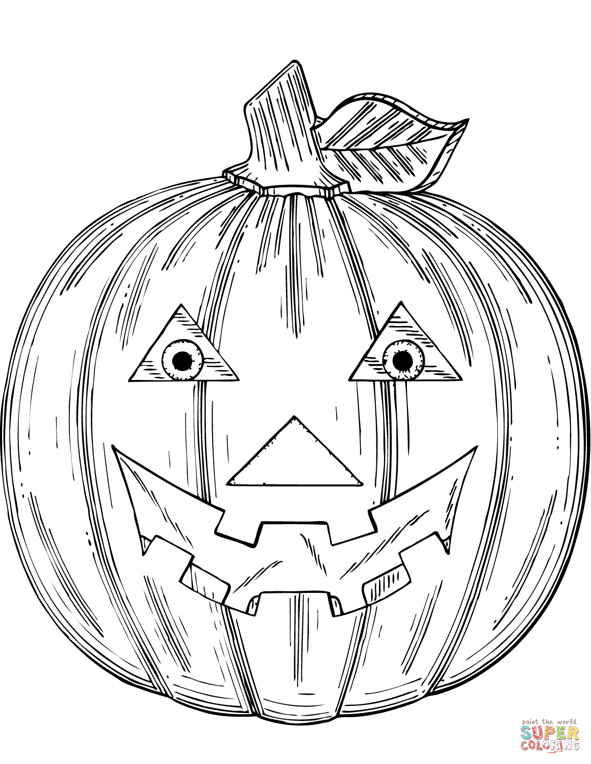 1159x1500 Jack O' Lantern Coloring Page Free Printable Coloring Pages