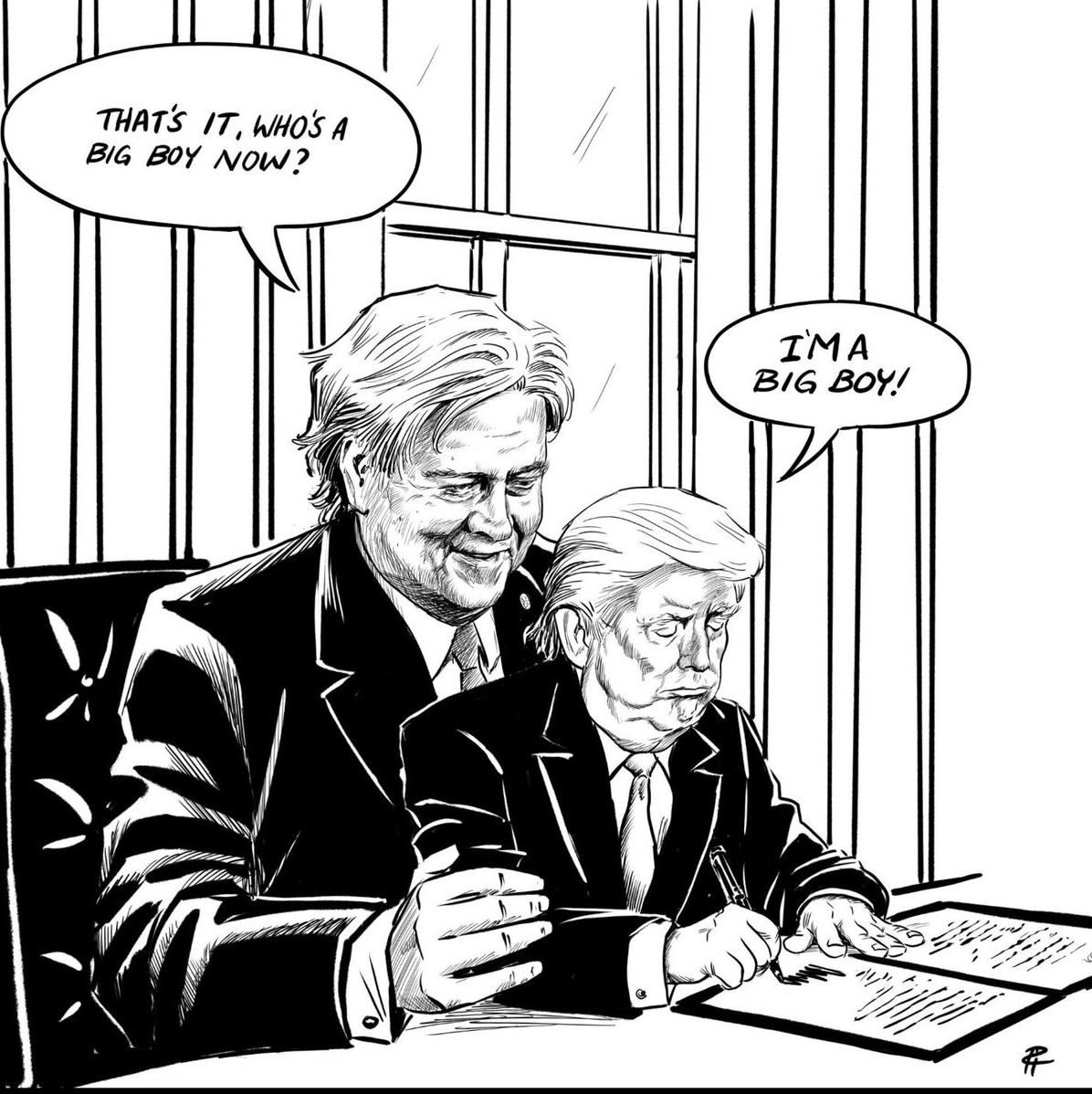 1196x1198 The Monkey Buddha Shadow President Steve Bannon