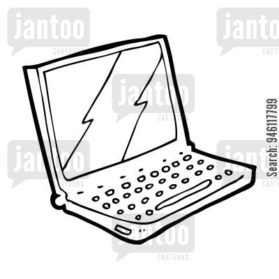 400x400 Laptop Cartoons