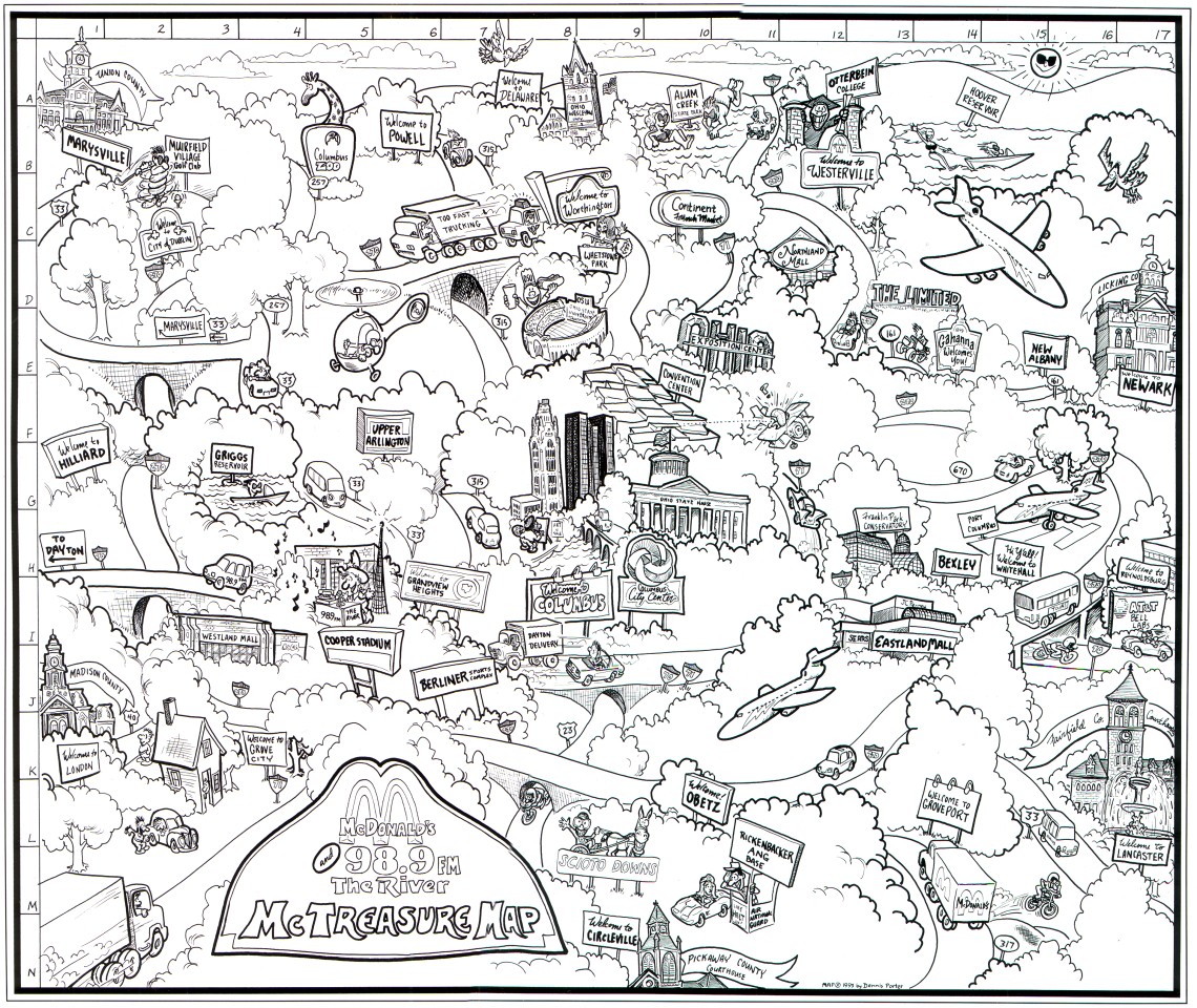 1140x960 Cartoon City Maps