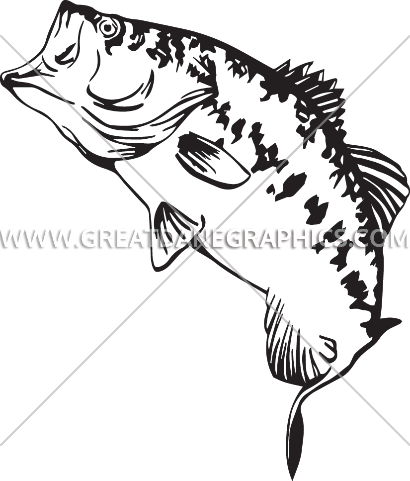 825x967 Large Mouth Bass Production Ready Artwork For T Shirt Printing