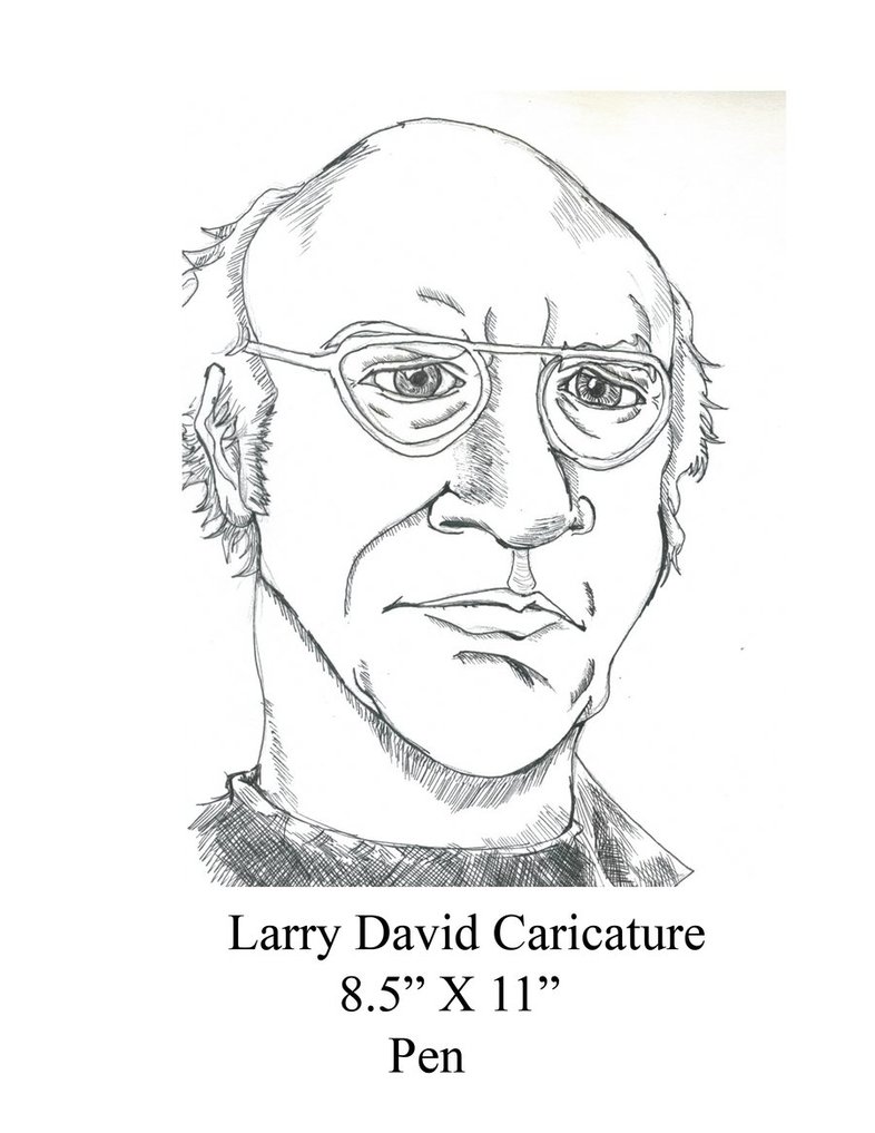 786x1017 Larry David Drawing By Djones502