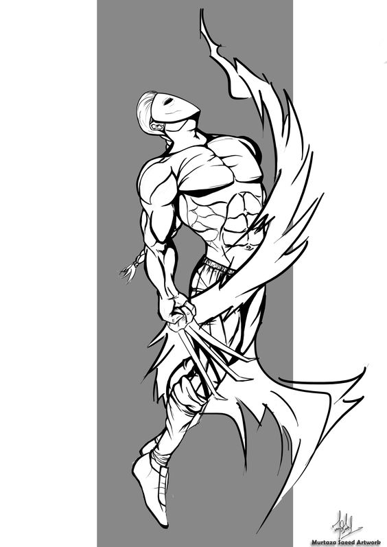 564x797 Pin By Murtaza Saeed On Line Drawings By Murtaza Saeed