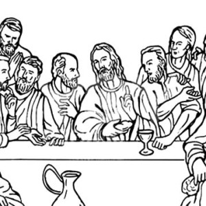 Last Supper Drawing at GetDrawings | Free download