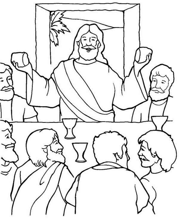 Last Supper Pencil Drawing at GetDrawings | Free download