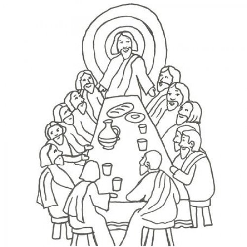 Last Supper Pencil Drawing at GetDrawings | Free download