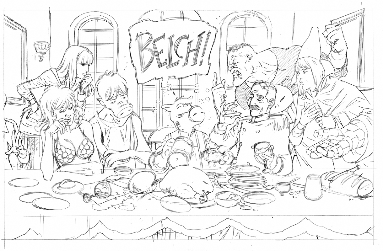  Last Supper Pencil Drawing at GetDrawings.com Free for personal use 
