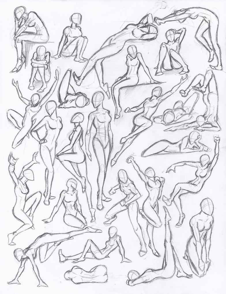 784x1020 Figure Drawing Studies