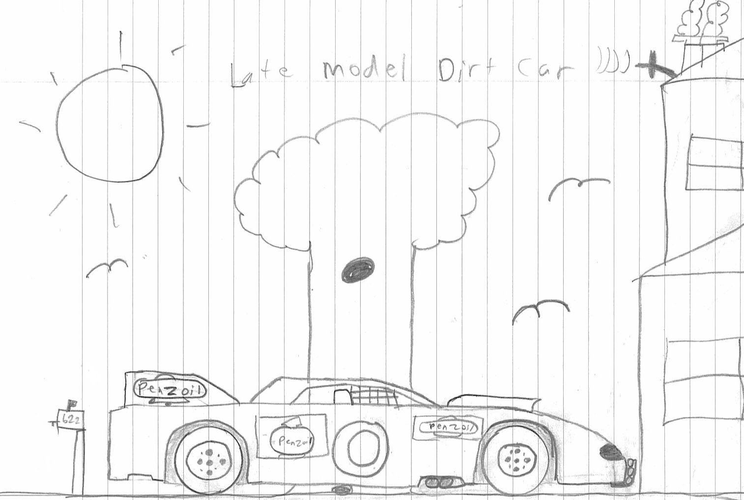 1514x1017 Late Model Dirt Car By K1092000