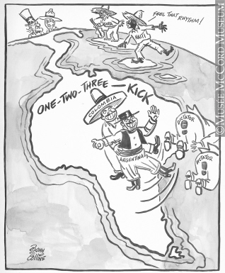 318x385 Latin American Conga Line.