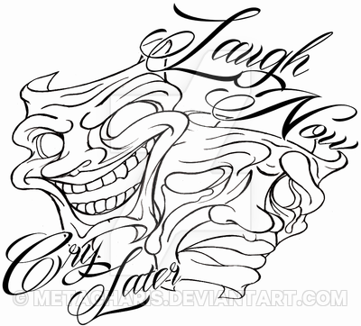 Laugh Now Cry Later Drawing at GetDrawings | Free download