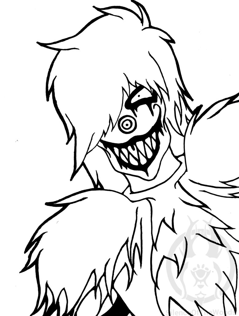 778x1028 Laughing Jack Line Art By Silenceofthewoods