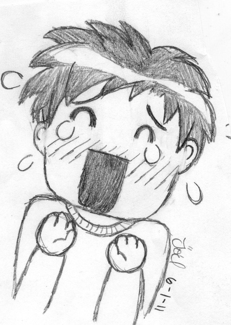753x1060 Chibi Boy Laughing By Joel2011
