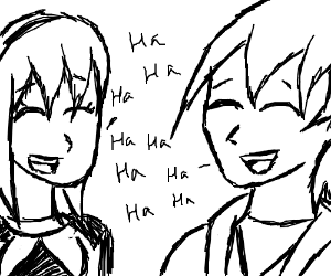 300x250 Best Friends Laughing Together.