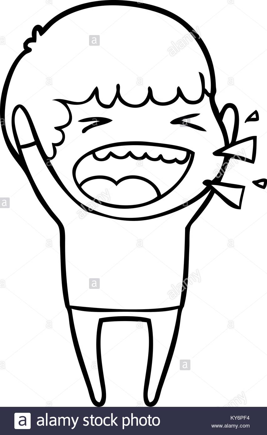 854x1390 Cartoon Laughing Man Black And White Stock Photos Amp Images