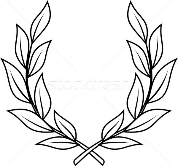 600x560 Laurel Wreath Vector Illustration Projects To Try