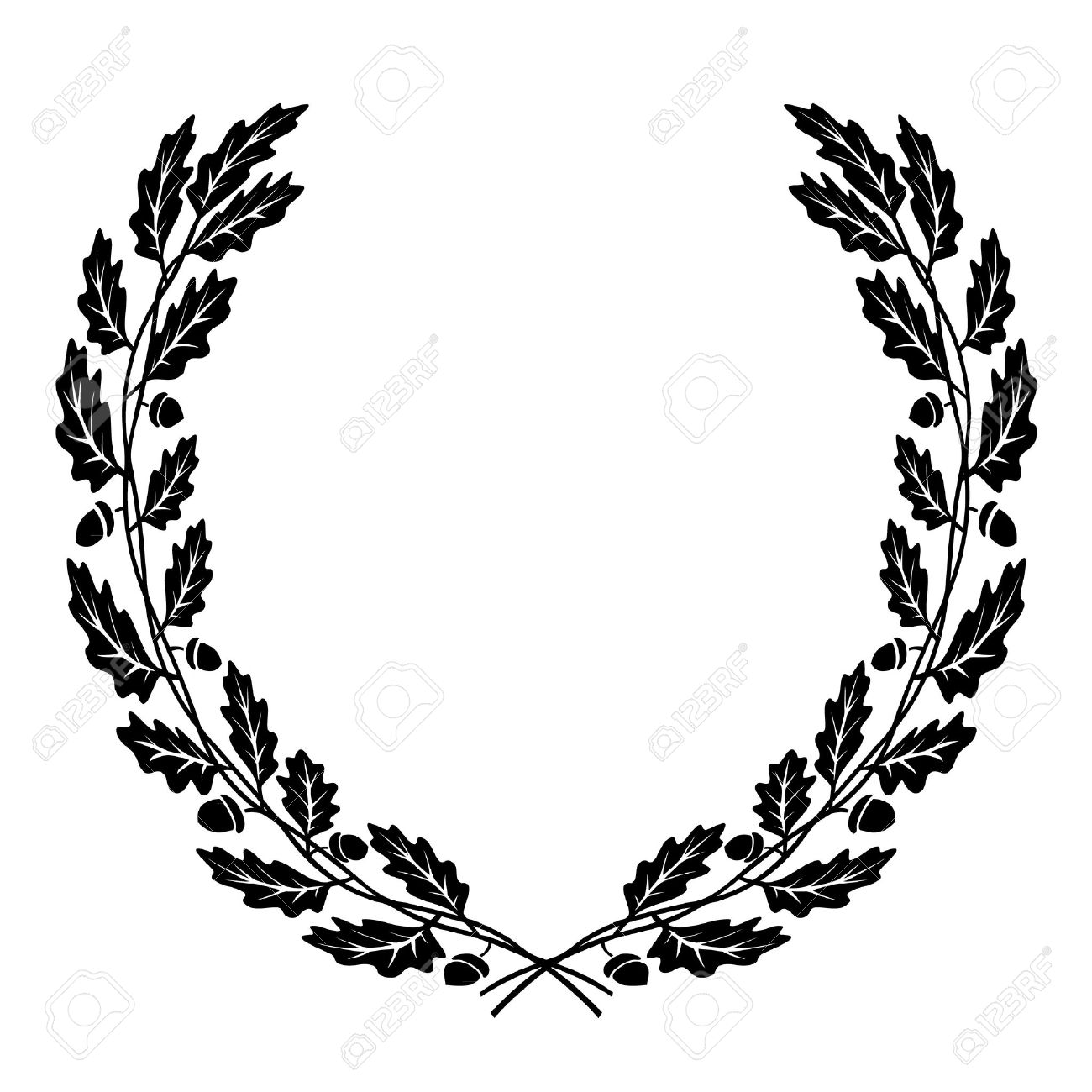 1300x1300 Drawn Wreath Leaf Crown