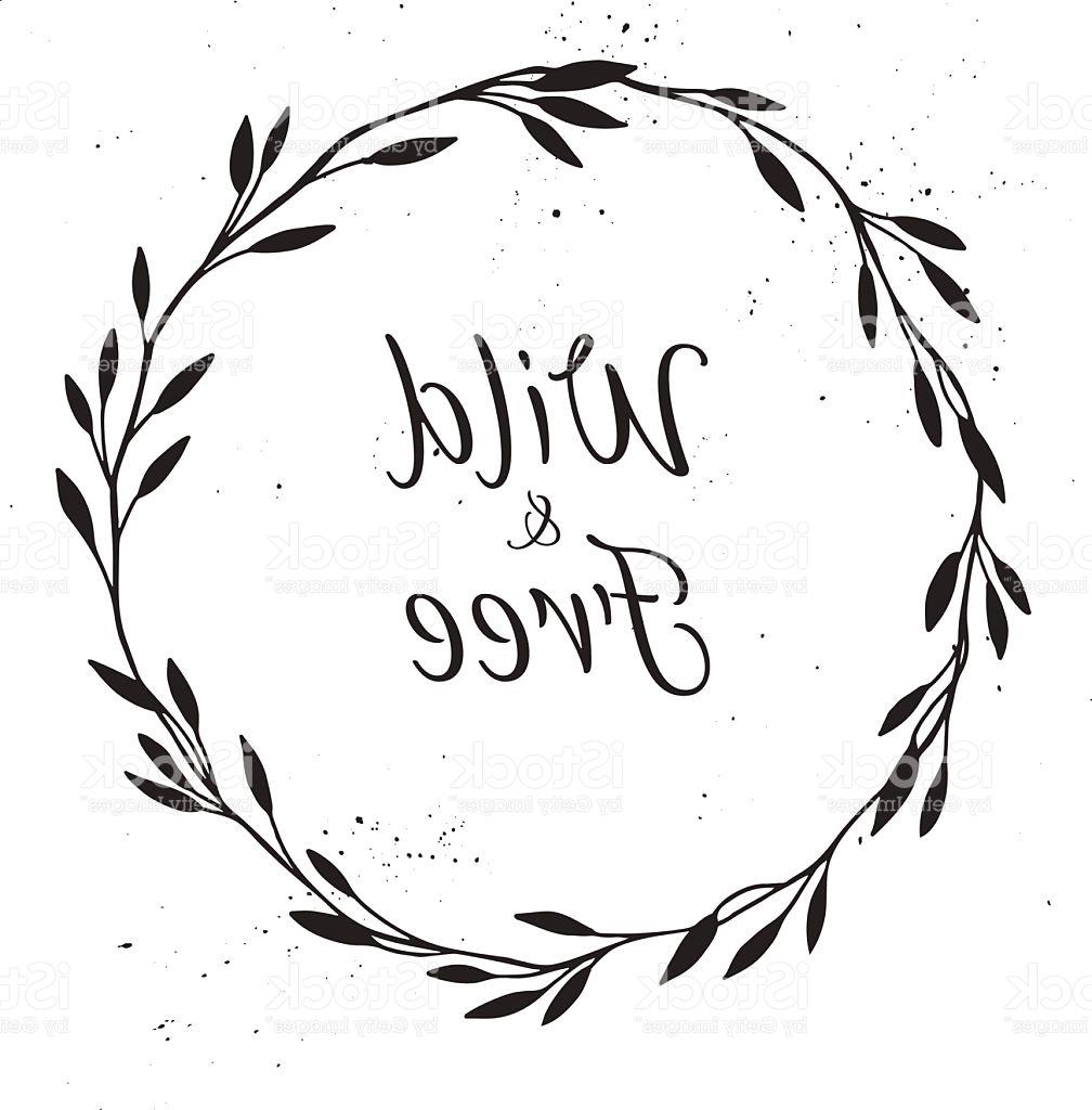 1008x1024 Top Hand Drawn Vector Illustration Vintage Decorative Laurel