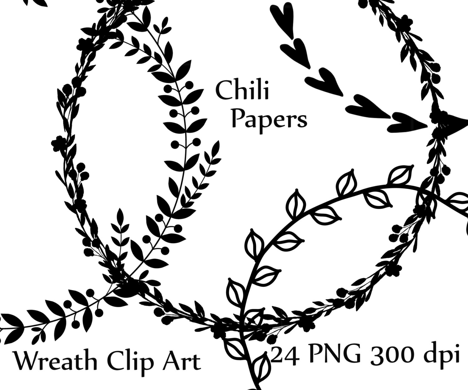 1500x1250 Wreath Clip Art