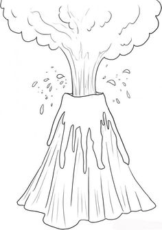 236x335 How To Draw A Volcano