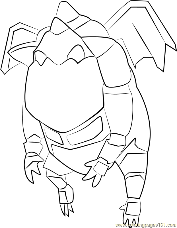 622x800 Lava Hound Coloring Page
