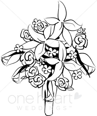325x388 Flower Bouquet Clipart, Art, Flower Bouquet Graphics, Flower