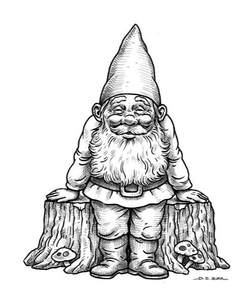 496x600 How To Draw A Gnome, Step By Step, Stuff, Pop Culture, Free Online